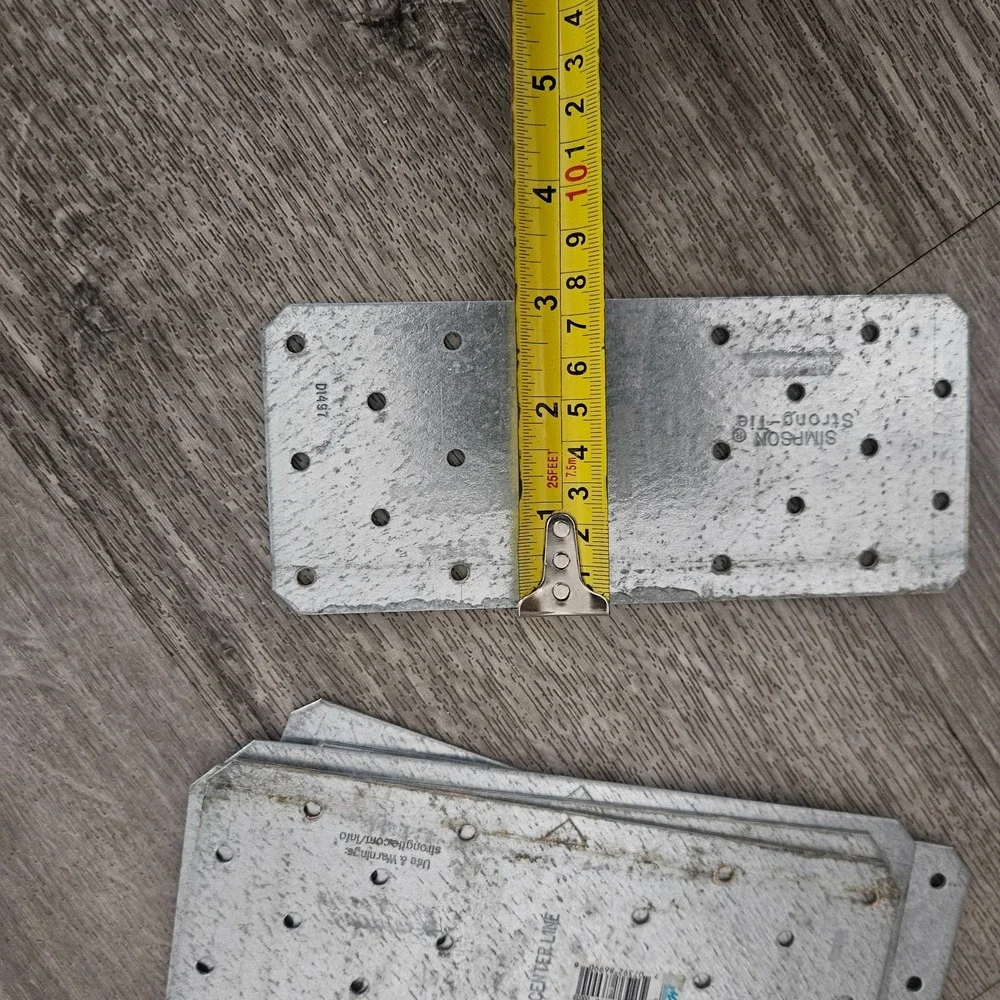 Lot of 6 Simpson HTP37Z 3 X 7IN HEAVY TIE PLATE ZMAX